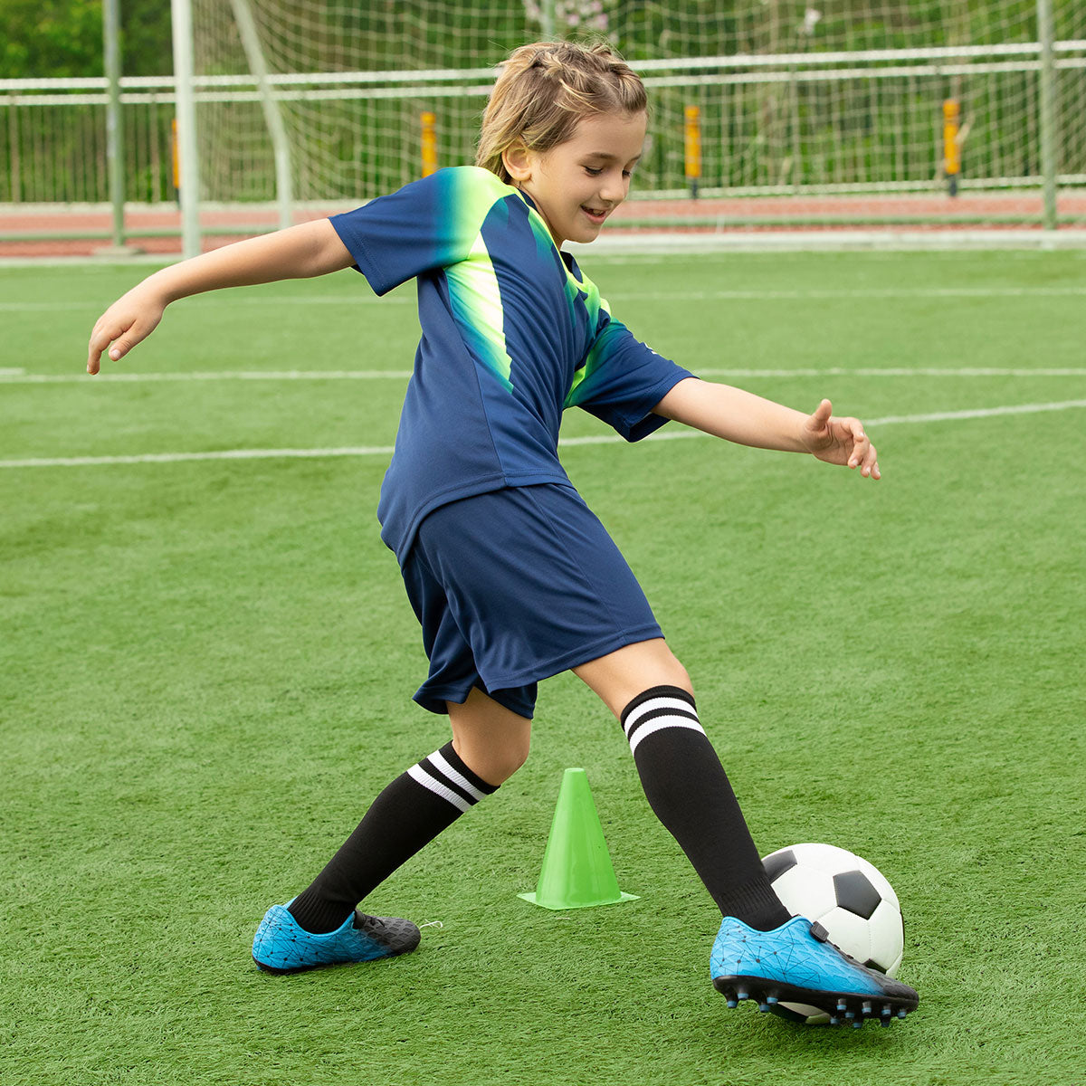 brooman Kids Firm Ground Soccer Cleats - JuniorJolt
