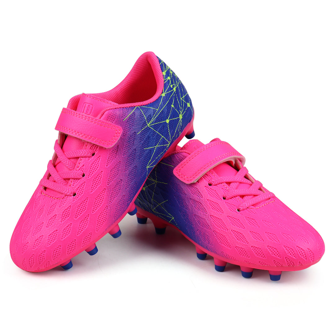 Pink Youth Soccer Cleats Velcro Adidas Shoes For Kids Brooman Kids