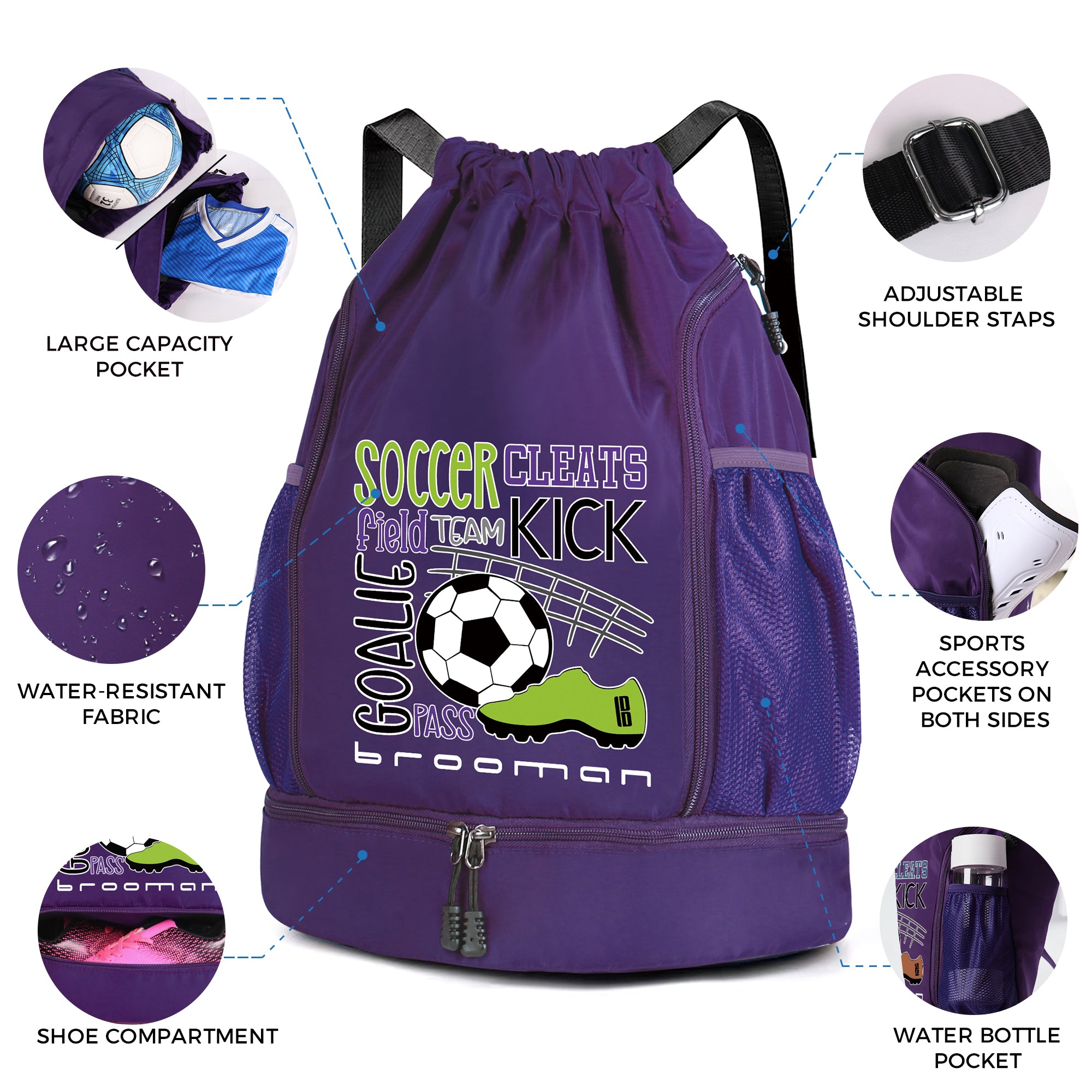 Girls discount soccer bag